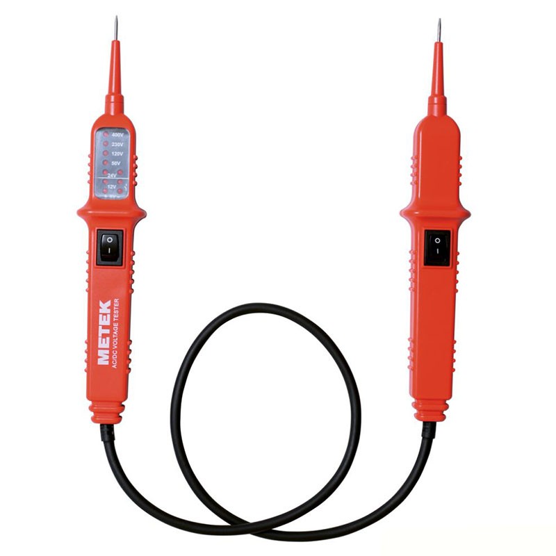 Tester tensiune AC/DC, 10xLED-uri semnalizare, 2 poli, Home - imagine 3